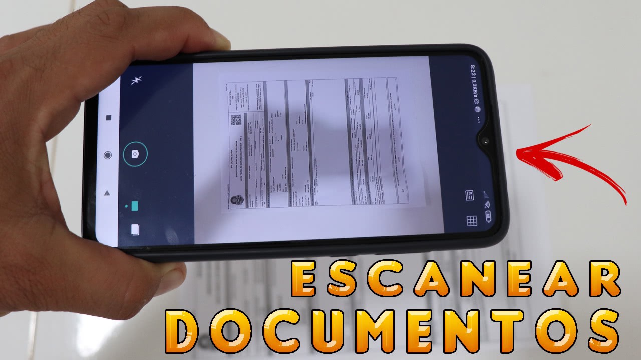 Aplicativo para escanear documentos com o celular