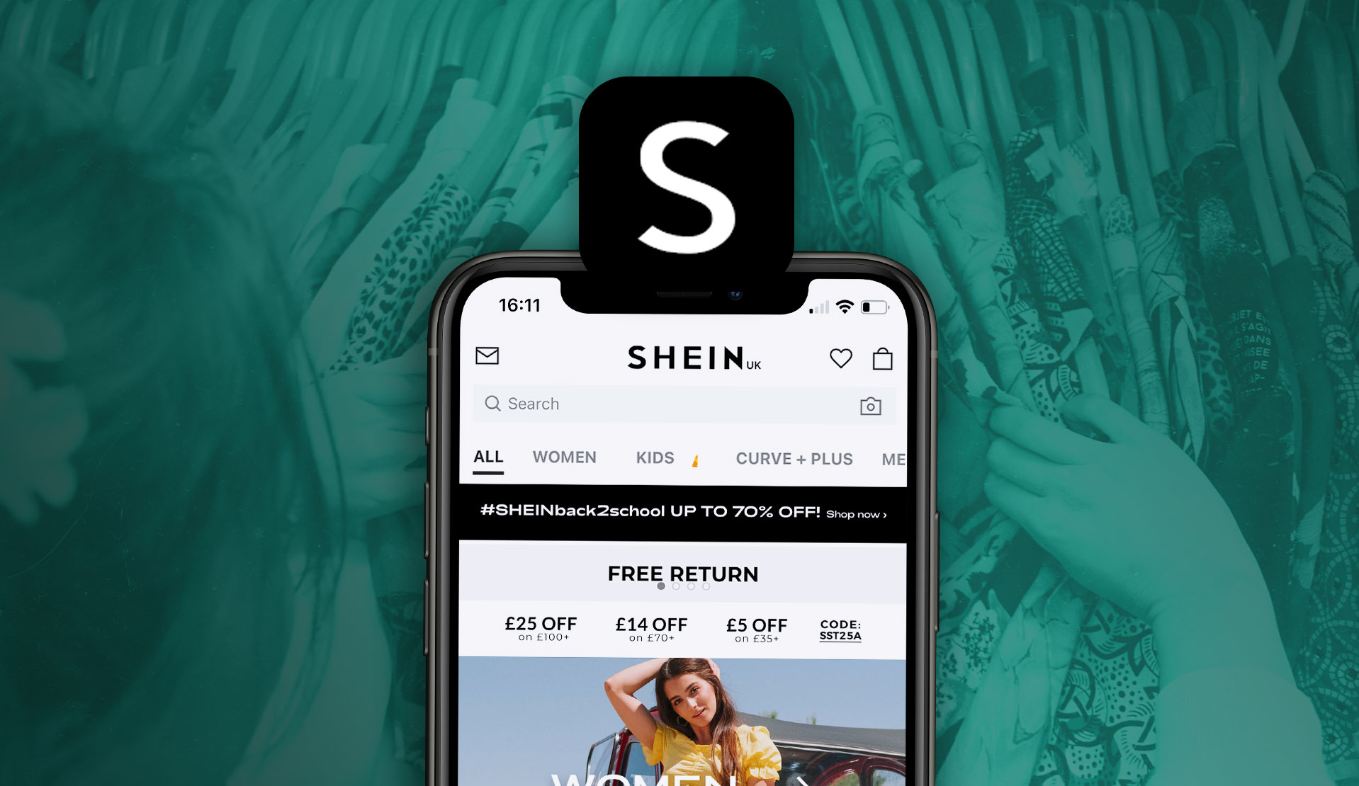Conheça o aplicativo Shein